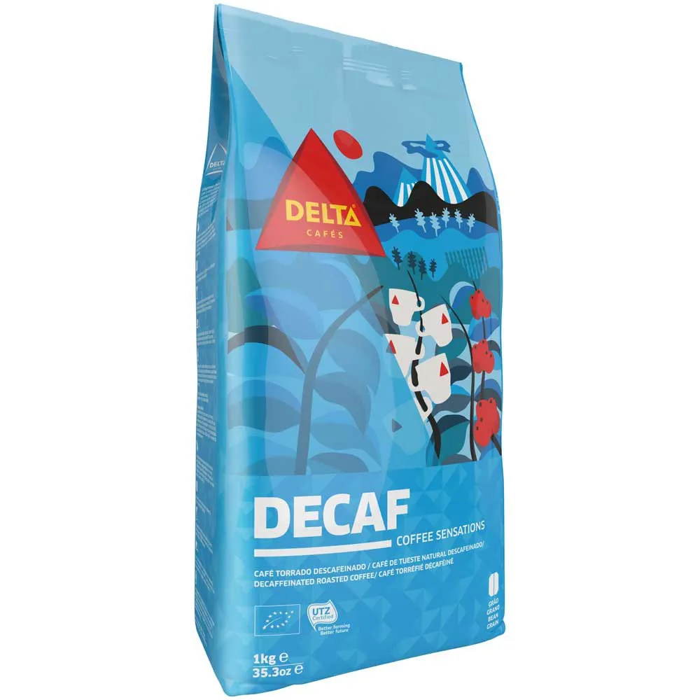 Delta Entkoffeinierte Utz+bio-kaffeebohnen 1kg, Brown, One Size Delta Entkoffeinierte Utz+bio-kaffeebohnen 1kg, Brown, One Size