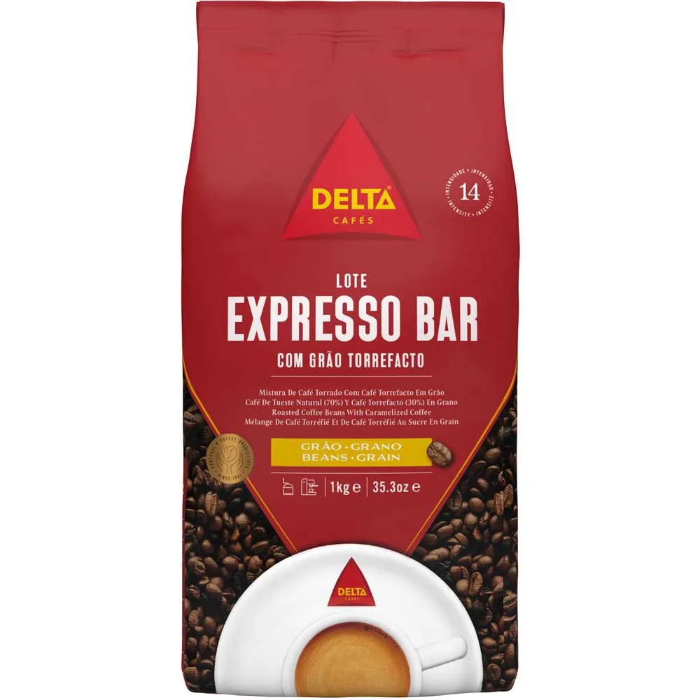 Delta Expresso Bar 70/30 Kaffeebohnen 1kg, Brown, One Size Delta Expresso Bar 70/30 Kaffeebohnen 1kg, Brown, One Size