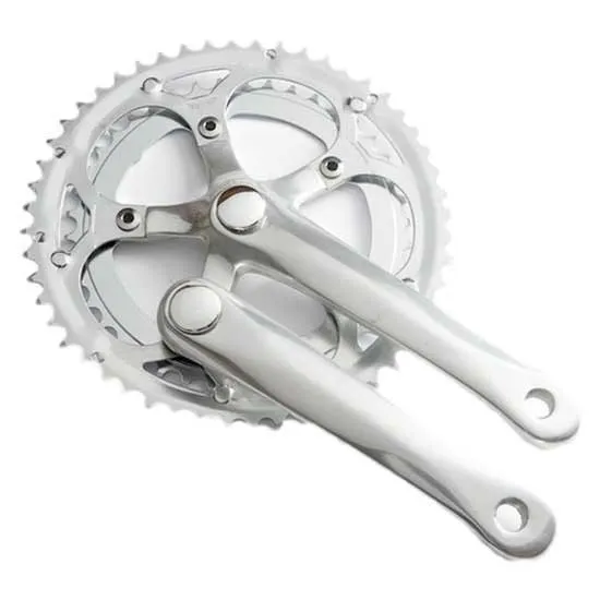 Dema Alloy Kurbelgarnitur, Silver, 170mm, 52-42t Dema Alloy Kurbelgarnitur, Silver, 170mm, 52-42t