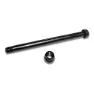 Dema Relay/omega Steckachse, Black, One Size