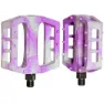 White / purple marble