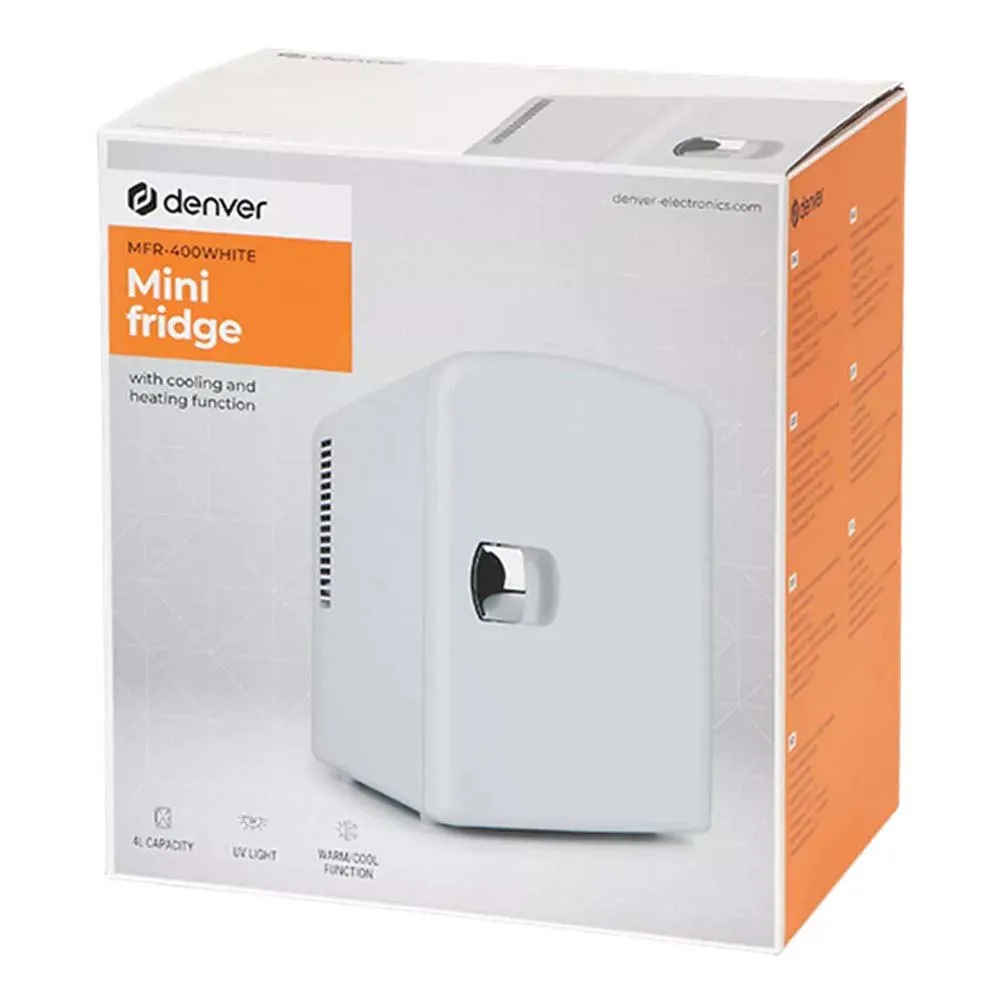 Denver Mfr-400 Steife Tragbare Kühlbox, White, One Size Denver Mfr-400 Steife Tragbare Kühlbox, White, One Size
