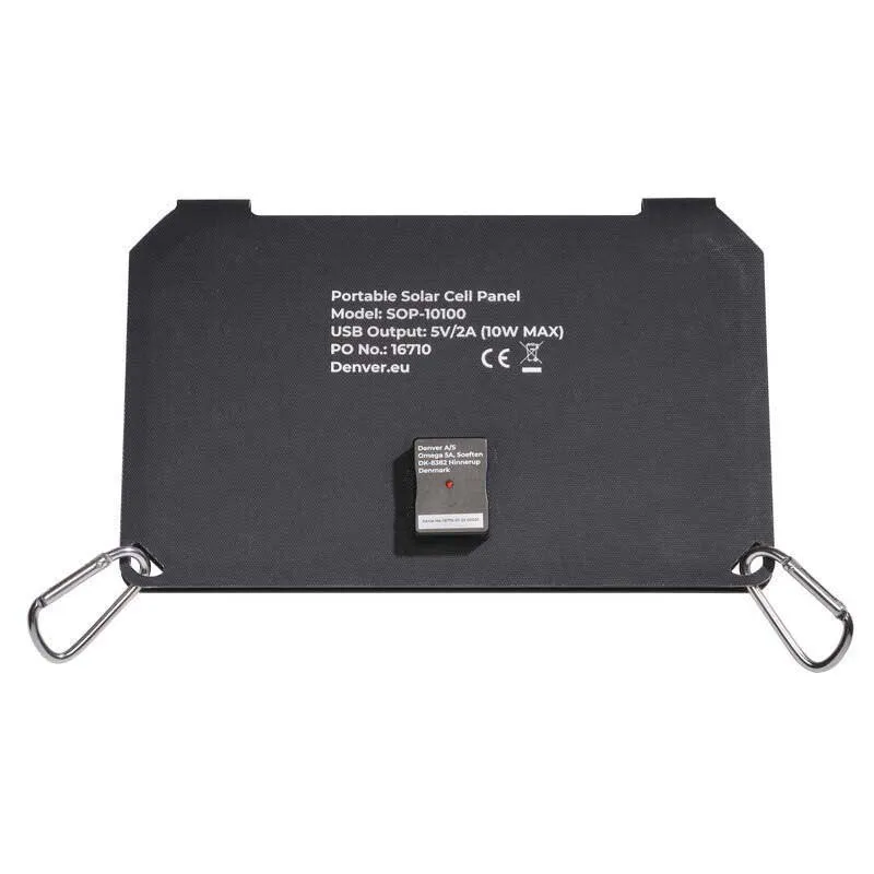 Denver Tragbares Solarpanel Sop-10100, Black, One Size Denver Tragbares Solarpanel Sop-10100, Black, One Size