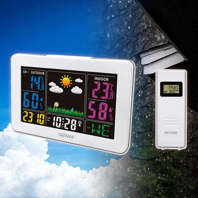 Denver Ws-540 Wetterstation, White, One Size Denver Ws-540 Wetterstation, White, One Size