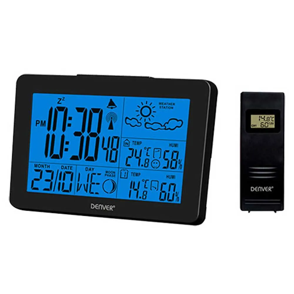 Denver Ws530blk Wetterstation, Black, One Size Denver Ws530blk Wetterstation, Black, One Size