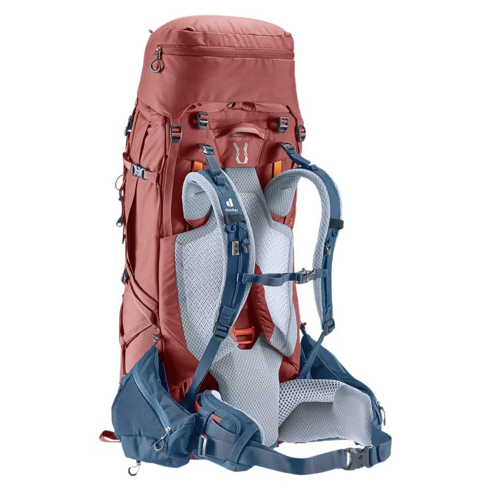 Deuter Aircontact X 60+15l Sl Rucksack, Redwood / ink Deuter Aircontact X 60+15l Sl Rucksack, Redwood / ink