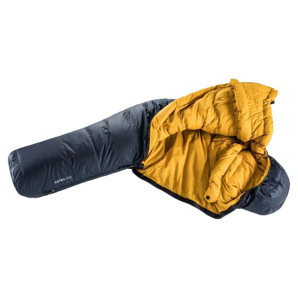 Deuter Astro 500 Schlafsack, Ink / curry, Left Zipper Deuter Astro 500 Schlafsack, Ink / curry, Left Zipper