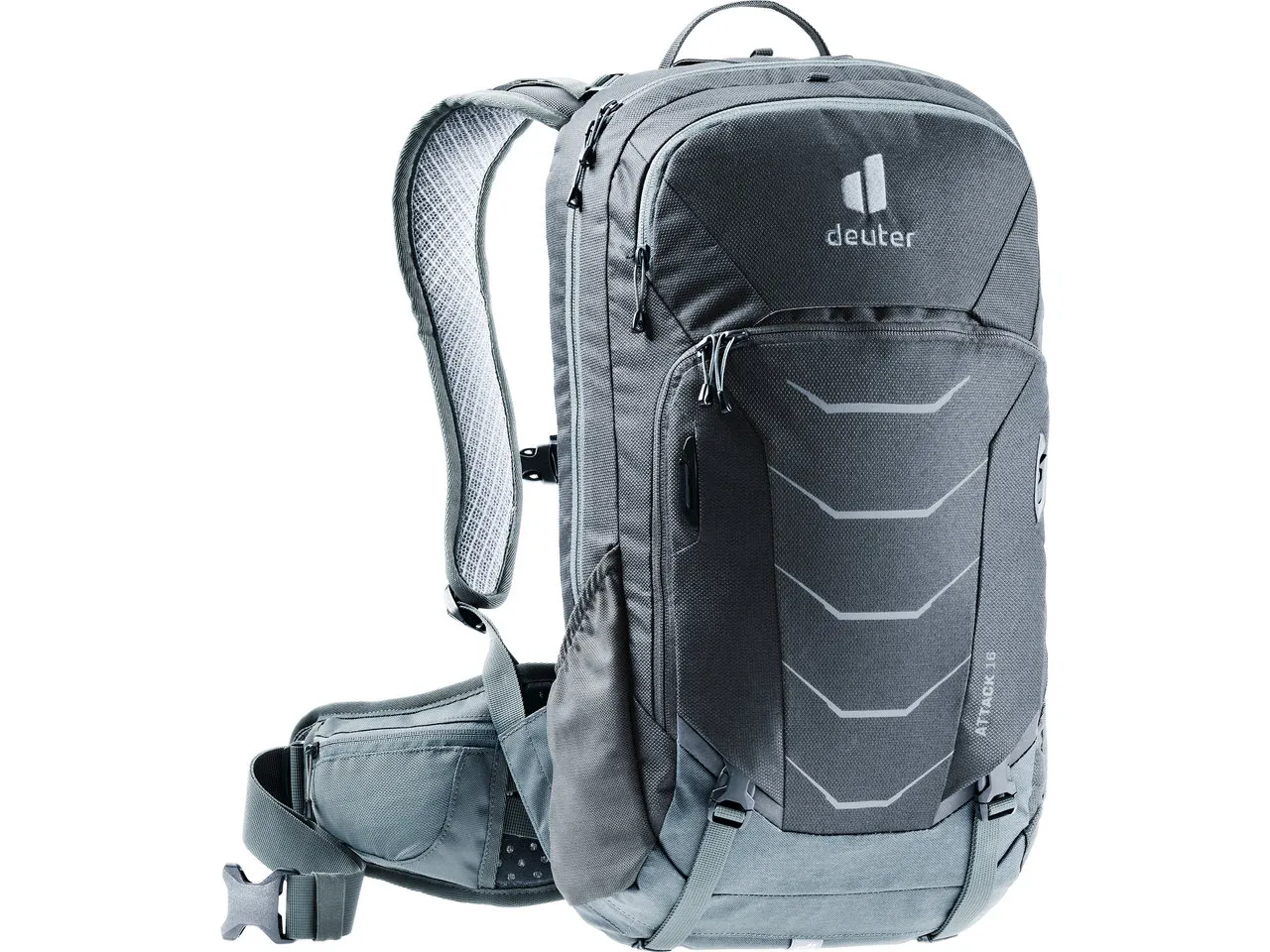 Deuter Attack 16 Protektorenrucksack, Grau Deuter Attack 16 Protektorenrucksack, Grau