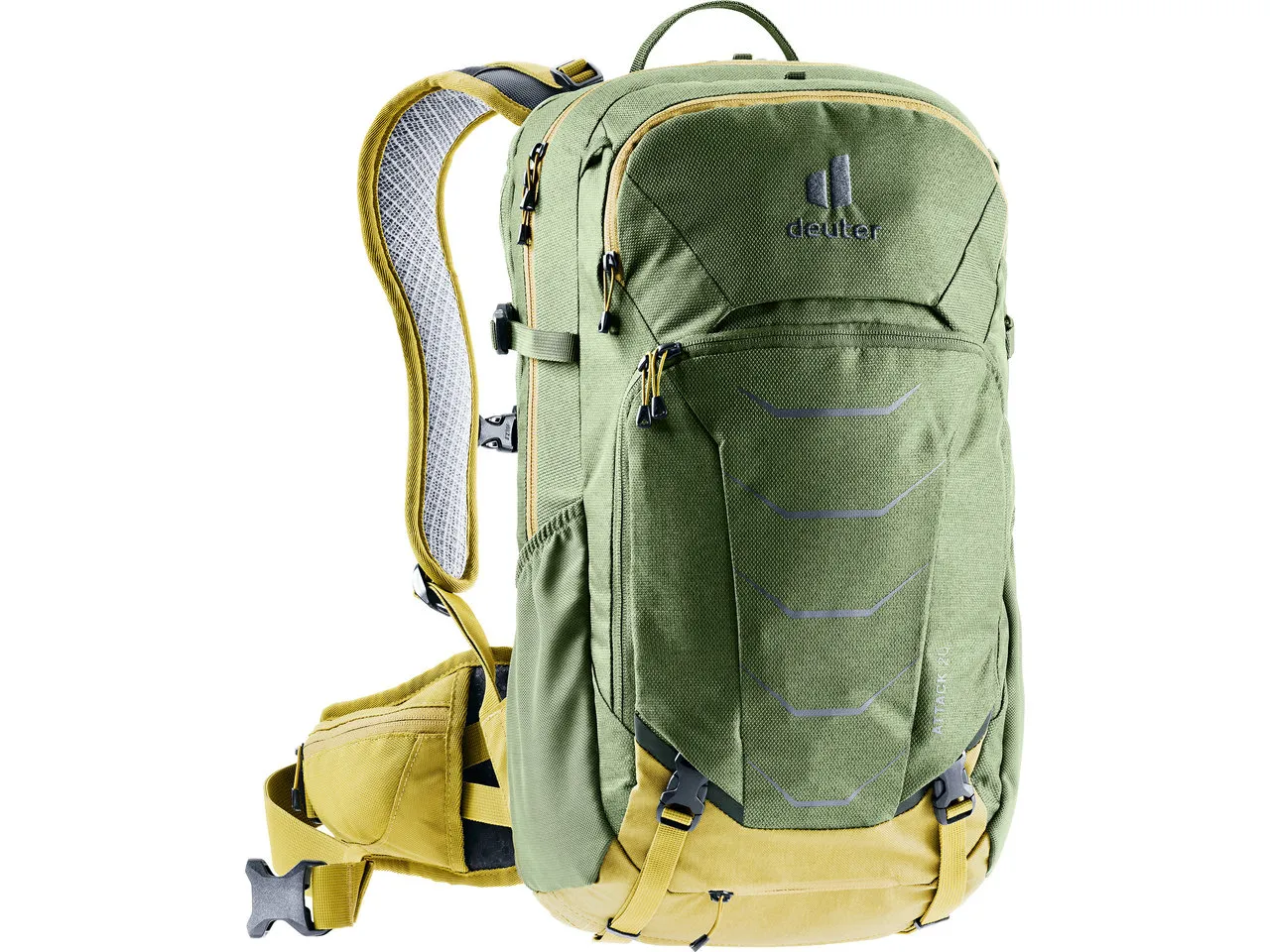 Deuter Attack 20 Protektorenrucksack, Khaki-turmeric, 20L Deuter Attack 20 Protektorenrucksack, Khaki-turmeric, 20L