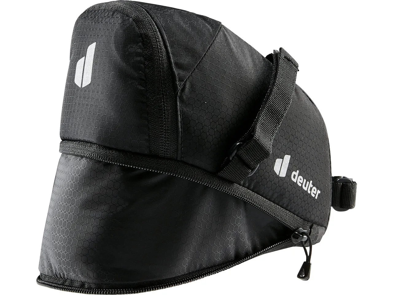 Deuter Bike Bag 1.1 + 0.3 Satteltasche, Schwarz, 1.4L Deuter Bike Bag 1.1 + 0.3 Satteltasche, Schwarz, 1.4L