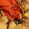 Deuter Exosphere-11° El Schlafsack, Almond / paprika, Left Zipper