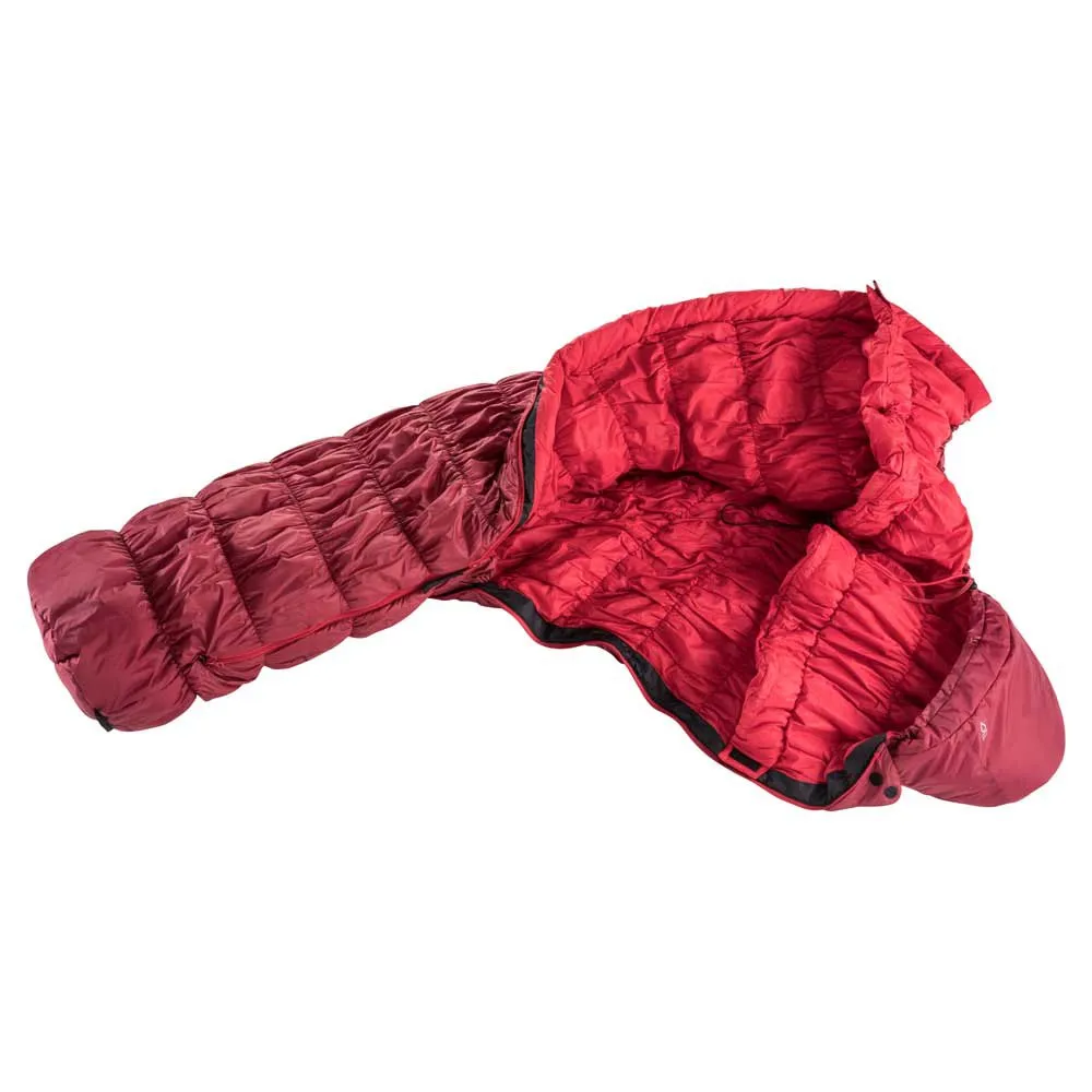 Deuter Exosphere-6° L Schlafsack, Cranberry / fire, Left Zipper Deuter Exosphere-6° L Schlafsack, Cranberry / fire, Left Zipper