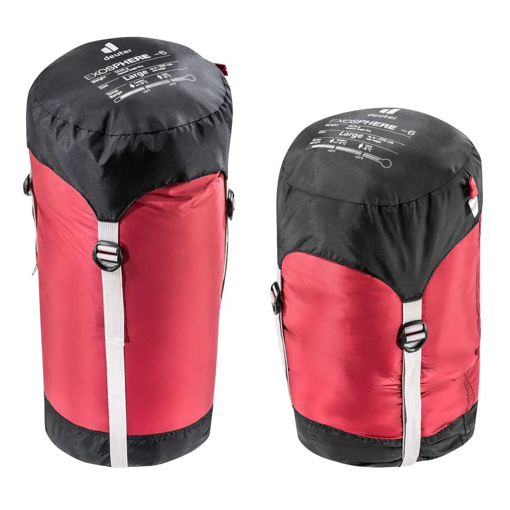 Deuter Exosphere-6° L Schlafsack, Cranberry / fire, Left Zipper Deuter Exosphere-6° L Schlafsack, Cranberry / fire, Left Zipper