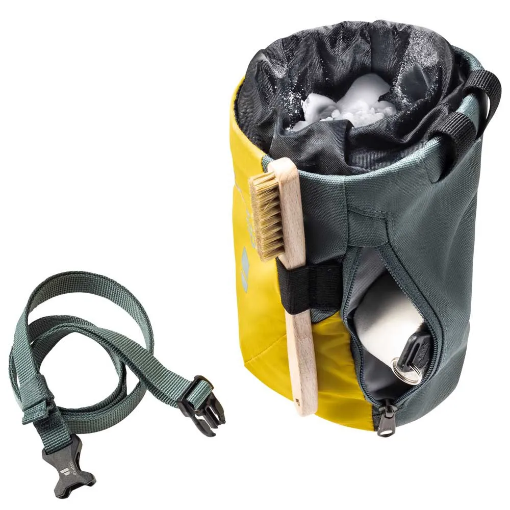 Deuter Gravity Ii Chalkbag, Corn / teal, One Size Deuter Gravity Ii Chalkbag, Corn / teal, One Size