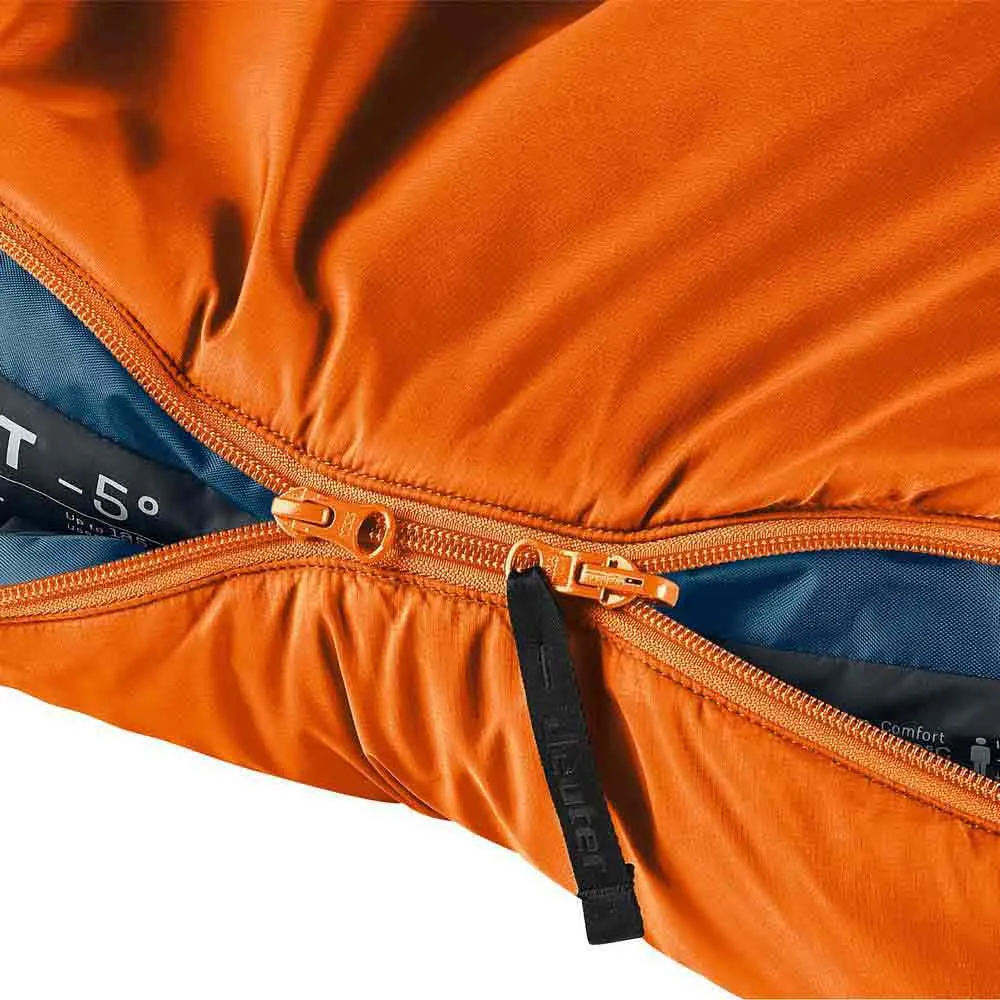 Deuter Orbit-5° El Schlafsack, Chestnut / ink, Left Zipper