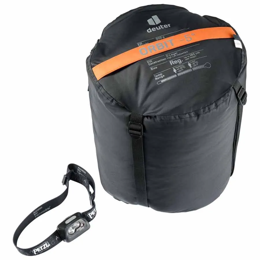 Deuter Orbit-5° Reg Schlafsack Refurbished, Mandarine / ink Deuter Orbit-5° Reg Schlafsack Refurbished, Mandarine / ink