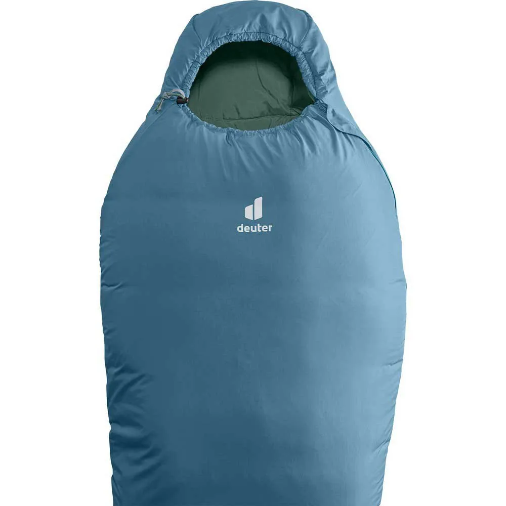 Deuter Orbit +5° Sl Schlafsack, Atlantic / sage, Right Zipper Deuter Orbit +5° Sl Schlafsack, Atlantic / sage, Right Zipper