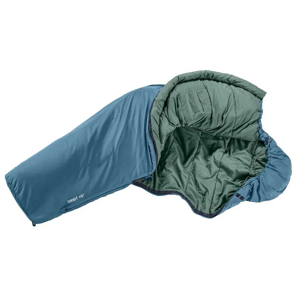 Deuter Orbit +5° Sl Schlafsack, Atlantic / sage, Right Zipper Deuter Orbit +5° Sl Schlafsack, Atlantic / sage, Right Zipper