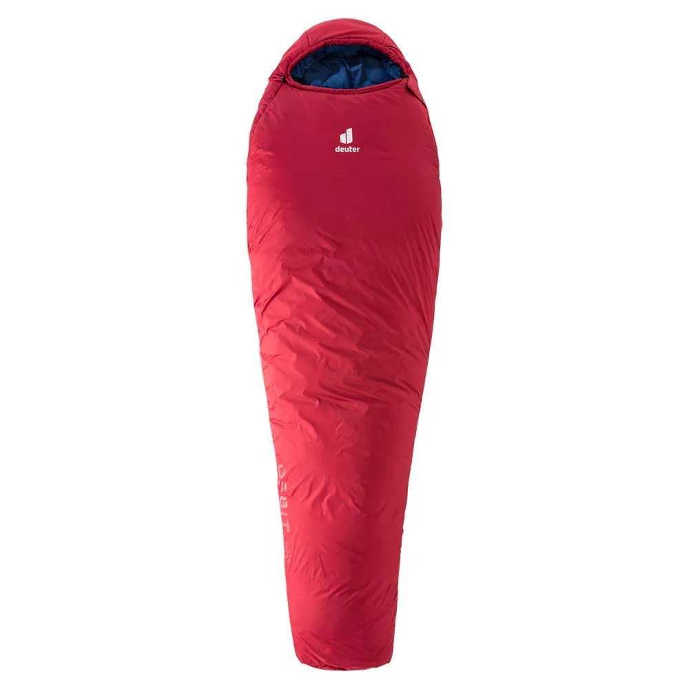 Deuter Orbit Schlafsack, Cranberry / steel, Right / Left Zipper Deuter Orbit Schlafsack, Cranberry / steel, Right / Left Zipper