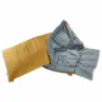 Deuter Orbit Sq +6° Schlafsack, Caramel / teal, Left Zipper