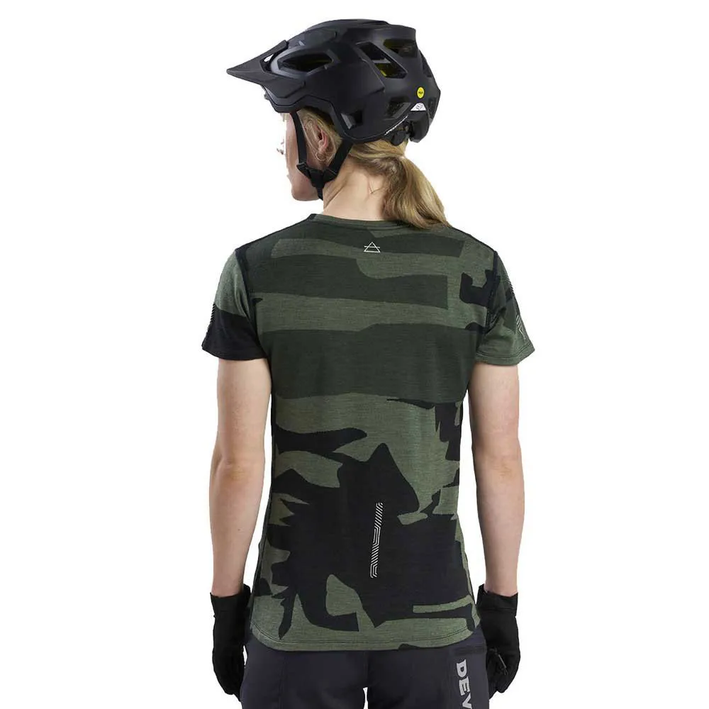 Devold Kløvstien Merino Kurzarm-t-shirt, Forest, S