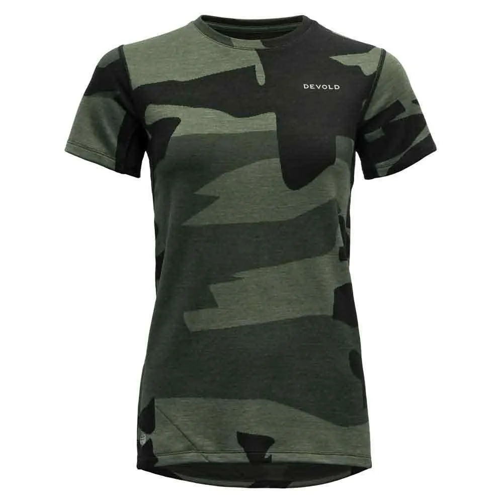 Devold Kløvstien Merino Kurzarm-t-shirt, Forest, S