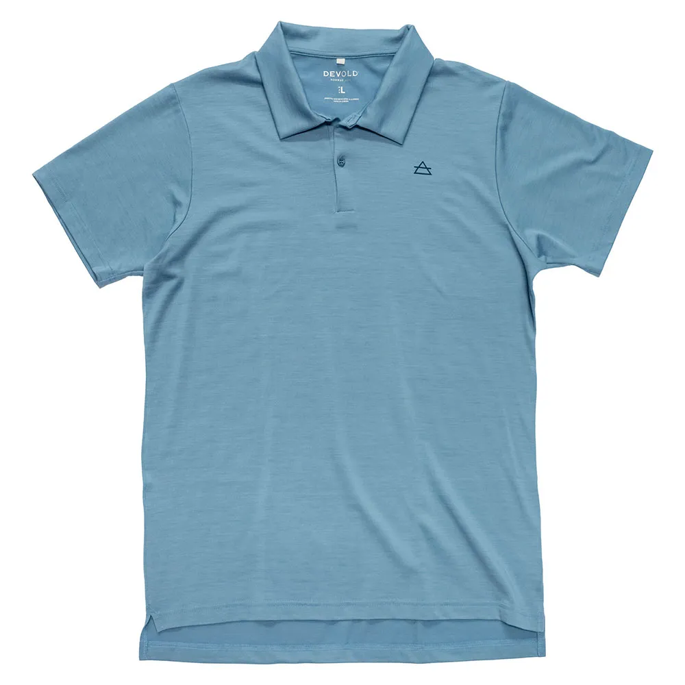 Devold Premium Kurzarm-poloshirt