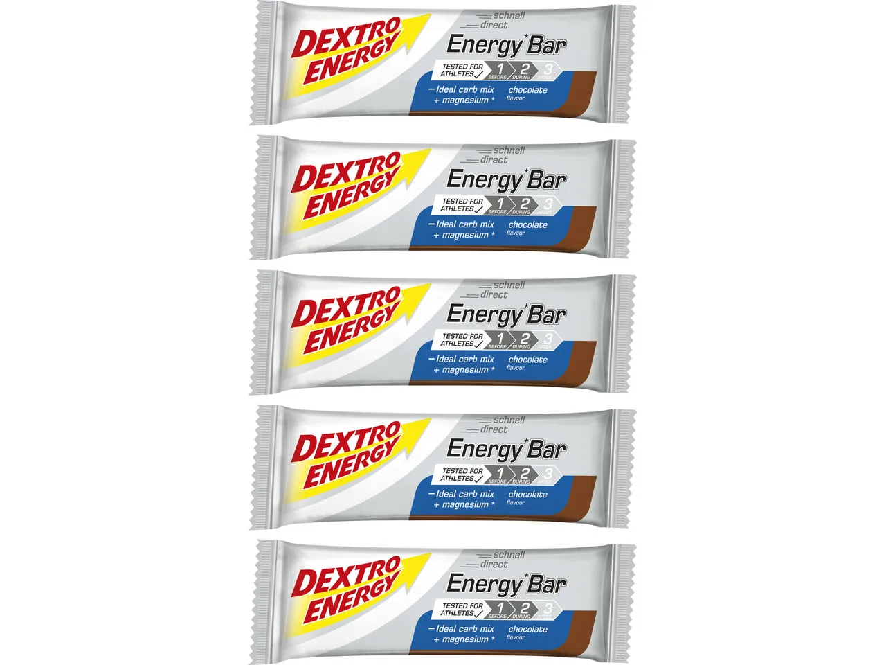 Dextro Energy Energy Bar Riegel - 5 Stück, 250g Dextro Energy Energy Bar Riegel - 5 Stück, 250g