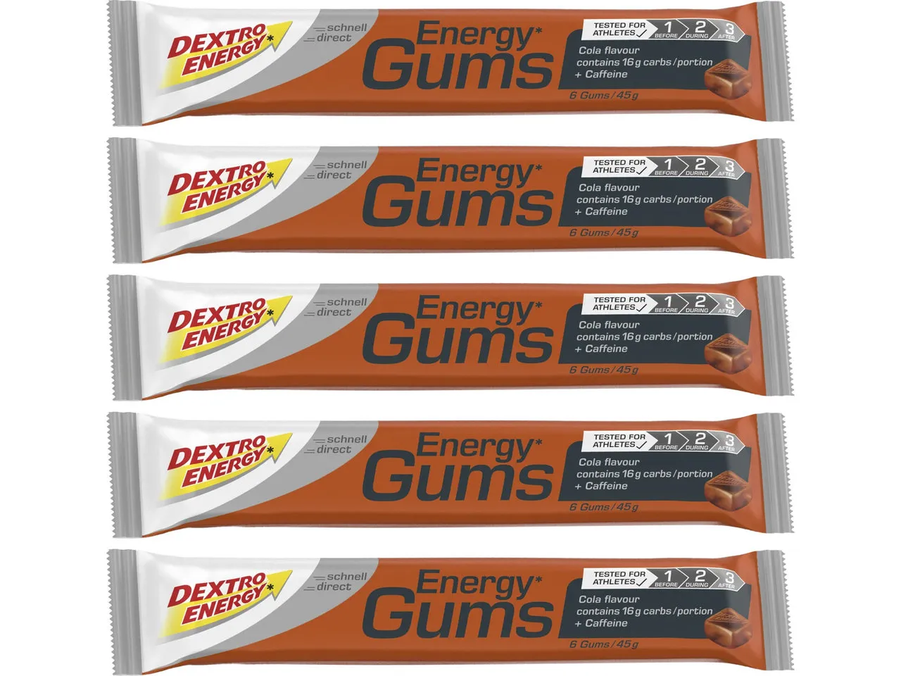 Dextro Energy Energy Gums - 5 Stück, 225g