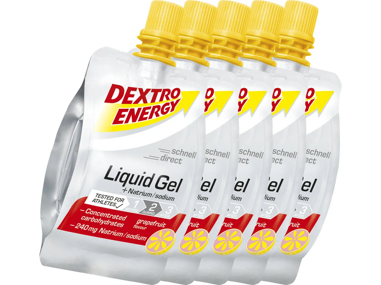 Dextro Energy Liquid Gel - 5 Stück, 300ml