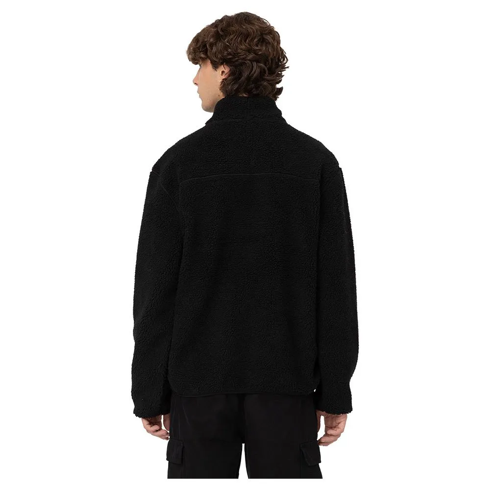 Dickies Mount Hope Fleece Mit Halbem Reißverschluss, Black Dickies Mount Hope Fleece Mit Halbem Reißverschluss, Black