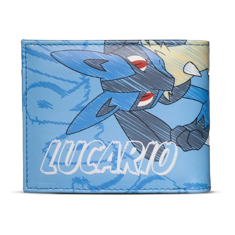 Difuzed Pokémon Bifold Lucario Brieftasche, Multicolor, One Size