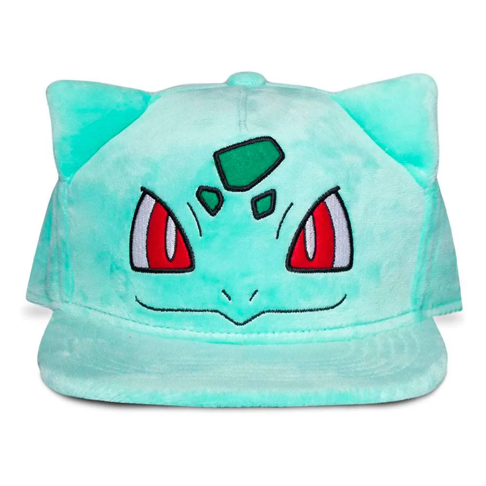 Difuzed Pokemon Bulbasaur Plush Kappe, Multicolor, One Size Difuzed Pokemon Bulbasaur Plush Kappe, Multicolor, One Size