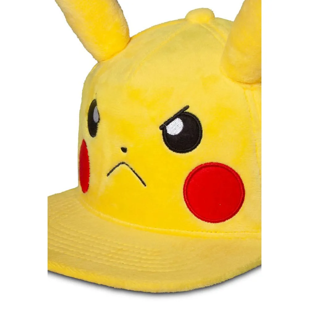 Difuzed Pokémon Snapback Wütender Pikachu Kappe, Multicolor, One Size Difuzed Pokémon Snapback Wütender Pikachu Kappe, Multicolor, One Size