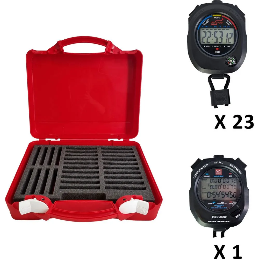 Digi Sport Instruments 23 Sco+1 C300 Stoppuhr-set unisex, Black, One Size