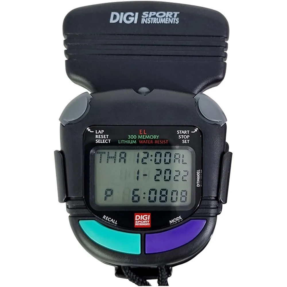 Digi Sport Instruments Dtm60el Stoppuhr unisex, Black, One Size
