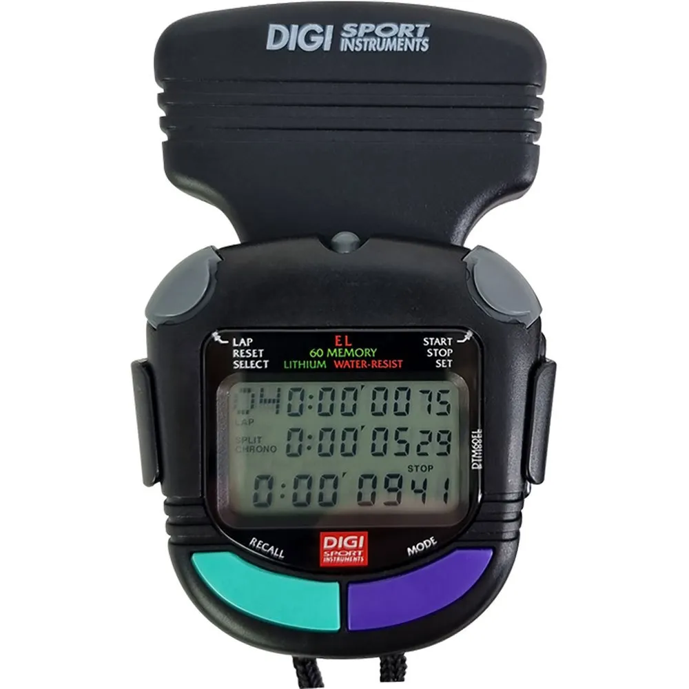 Digi Sport Instruments Dtm60sel Stoppuhr unisex, Black, One Size