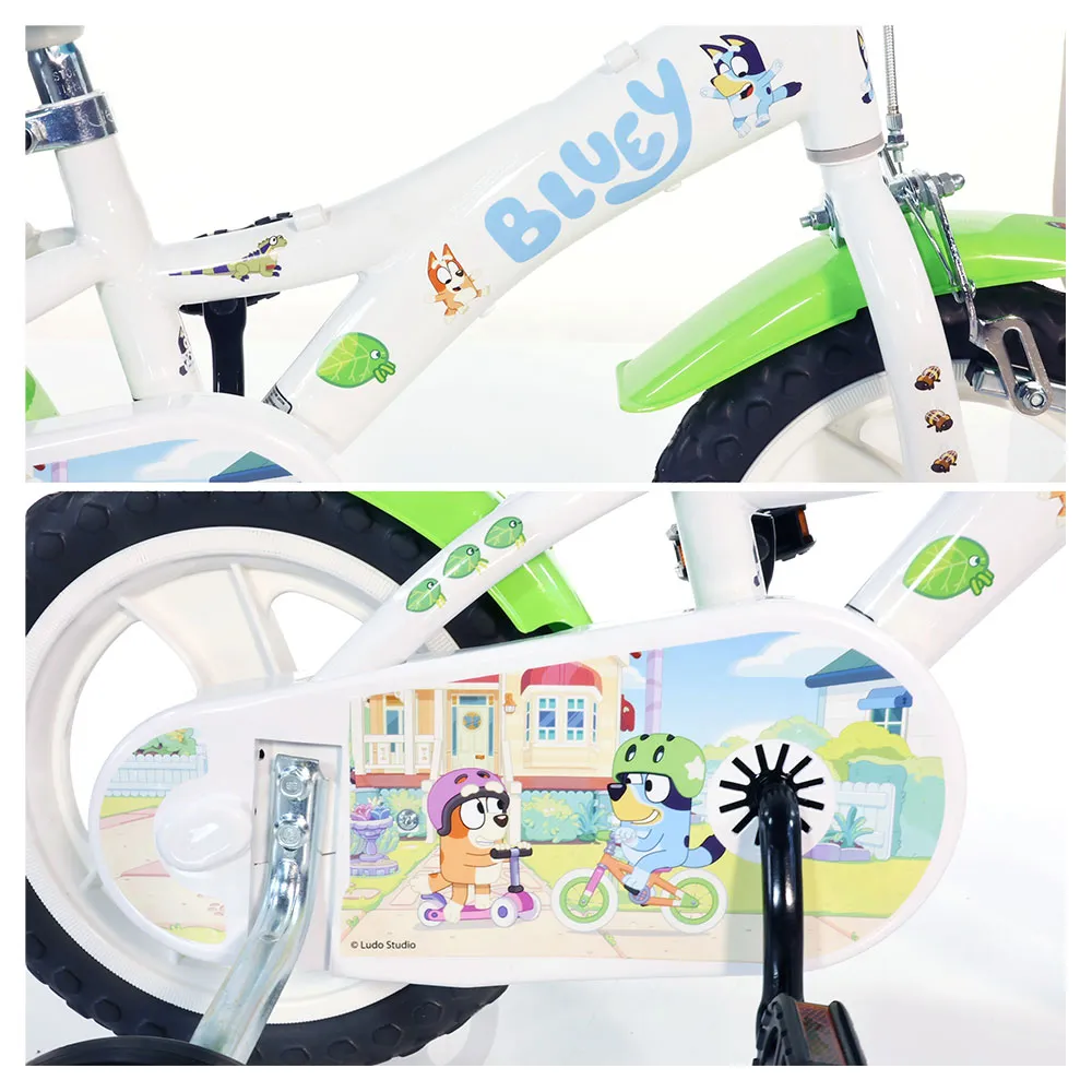Dino Bikes 12´´ Bluey Fahrrad, White, 3-5Y