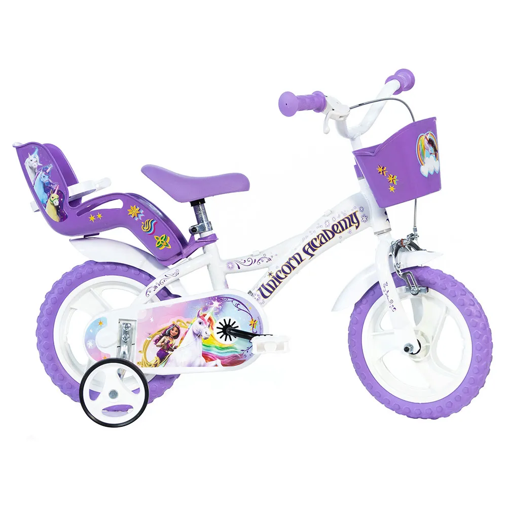 Dino Bikes 12´´ Einhorn-akademie Fahrrad, White, 3-5Y Dino Bikes 12´´ Einhorn-akademie Fahrrad, White, 3-5Y