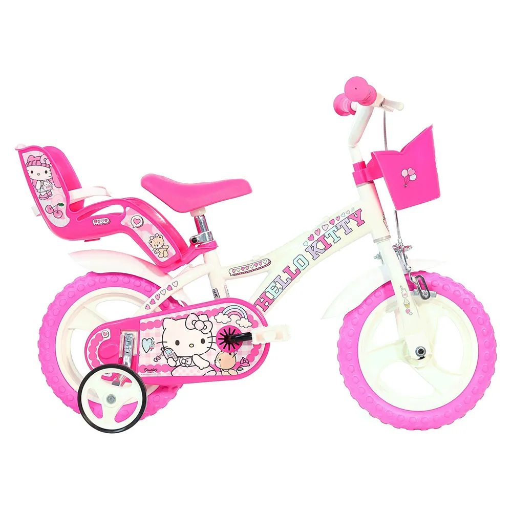 Dino Bikes 12´´ Hello Kitty Fahrrad, White, 3-5Y Dino Bikes 12´´ Hello Kitty Fahrrad, White, 3-5Y