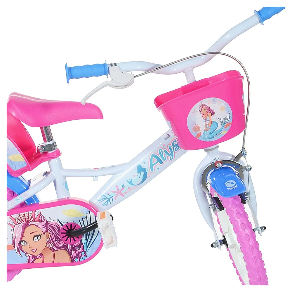 Dino Bikes 12´´ Meerjungfrau Alyssa Fahrrad, White, 3-5Y Dino Bikes 12´´ Meerjungfrau Alyssa Fahrrad, White, 3-5Y