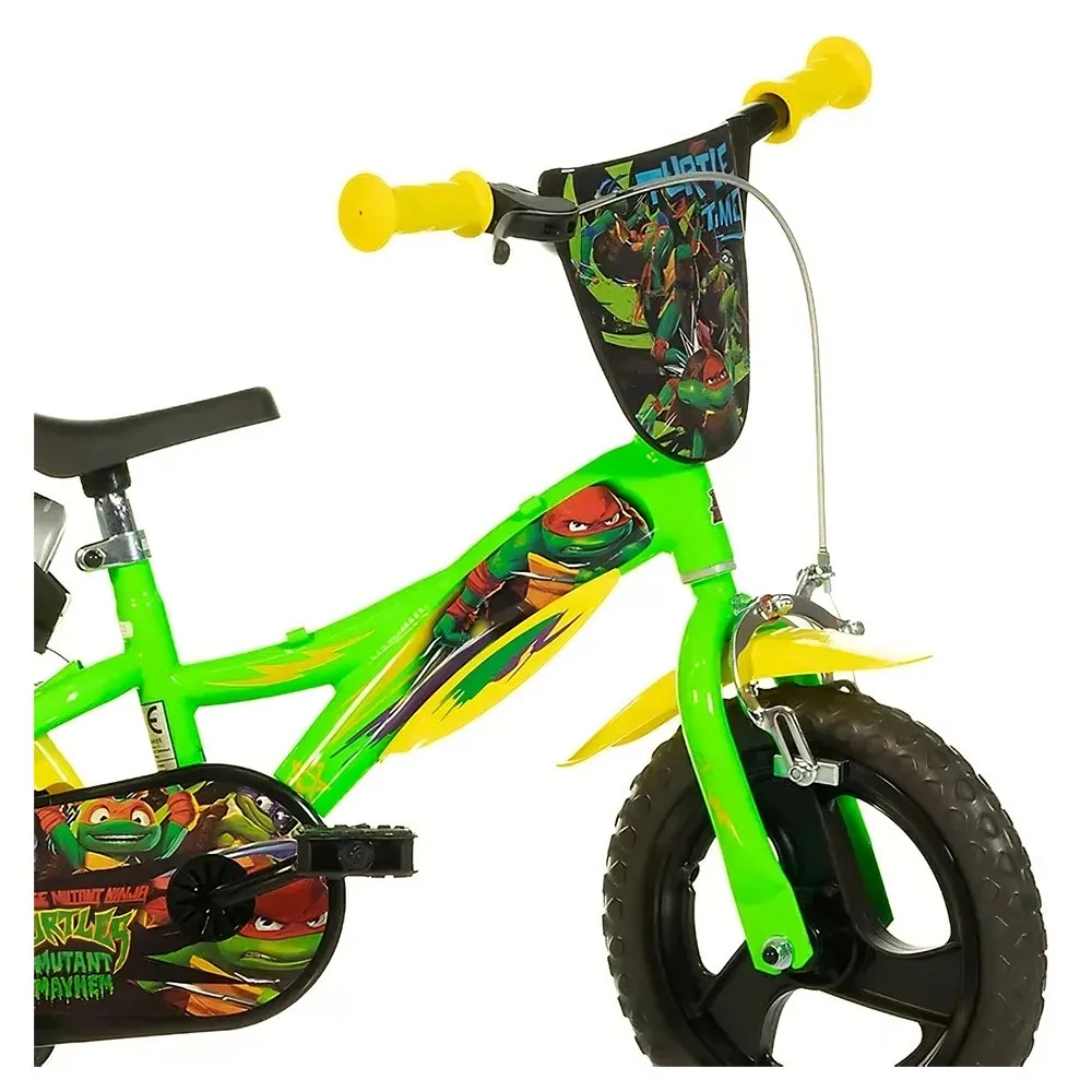 Dino Bikes 12´´ Teenage Mutant Ninja Turtles Fahrrad, Green, 3-5Y Dino Bikes 12´´ Teenage Mutant Ninja Turtles Fahrrad, Green, 3-5Y
