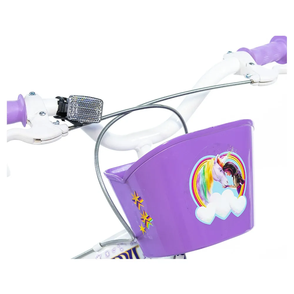 Dino Bikes 14´´ Einhorn-akademie Fahrrad, White, 4-6Y Dino Bikes 14´´ Einhorn-akademie Fahrrad, White, 4-6Y
