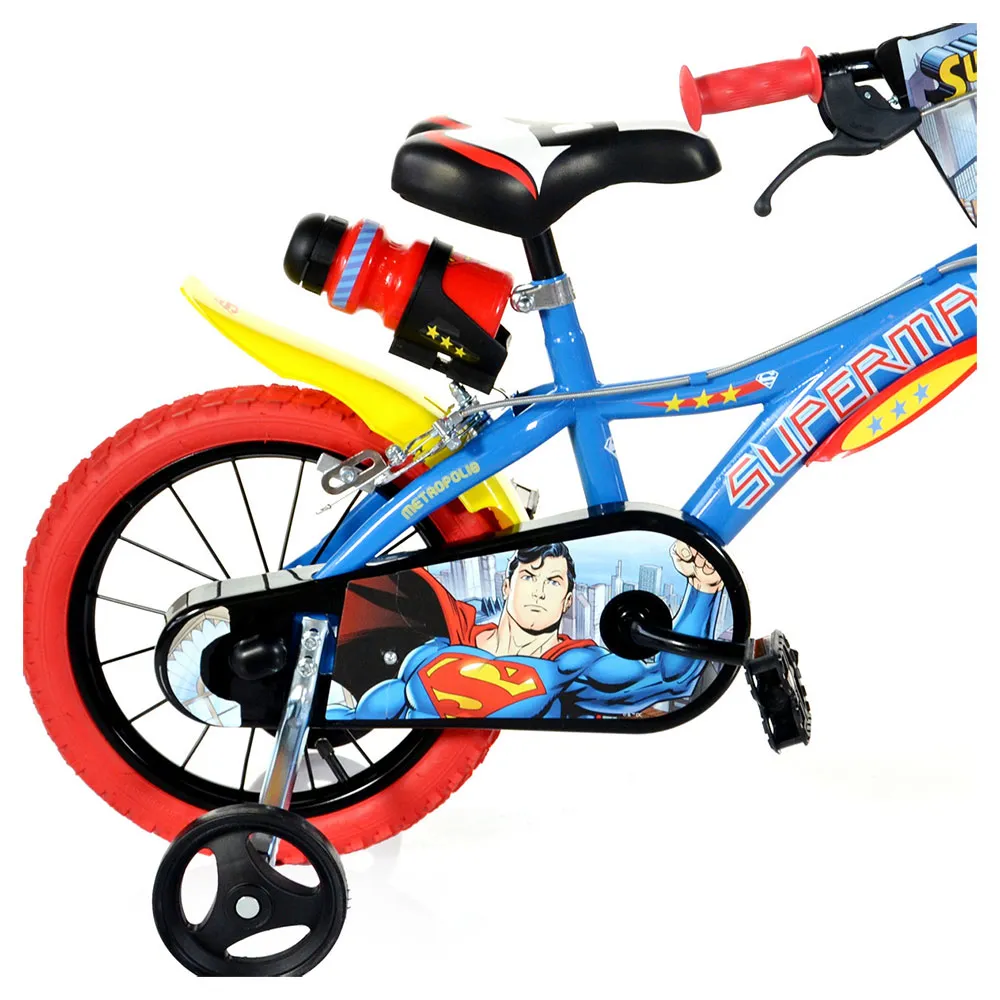 Dino Bikes 16´´ Superman Fahrrad, Blue, 5-7Y Dino Bikes 16´´ Superman Fahrrad, Blue, 5-7Y