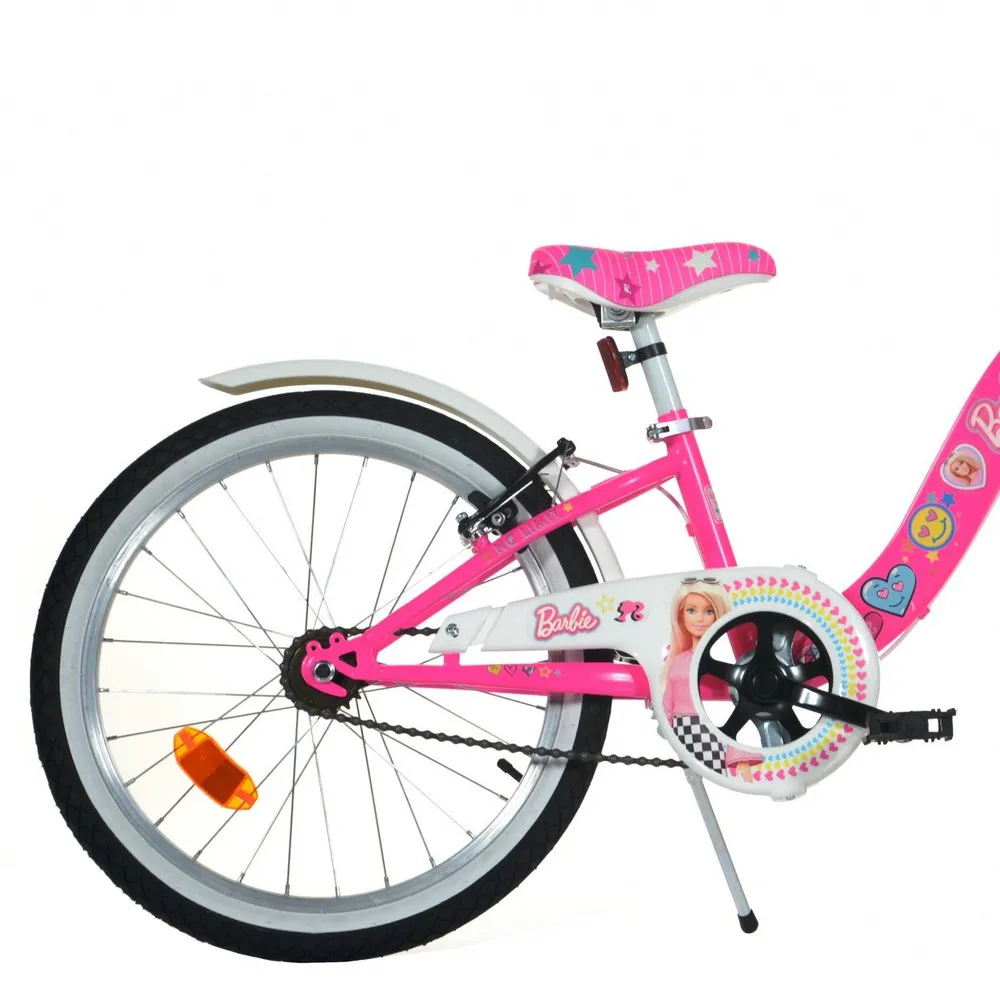 Dino Bikes Barbie 20´´ Fahrrad, Pink, 7Y