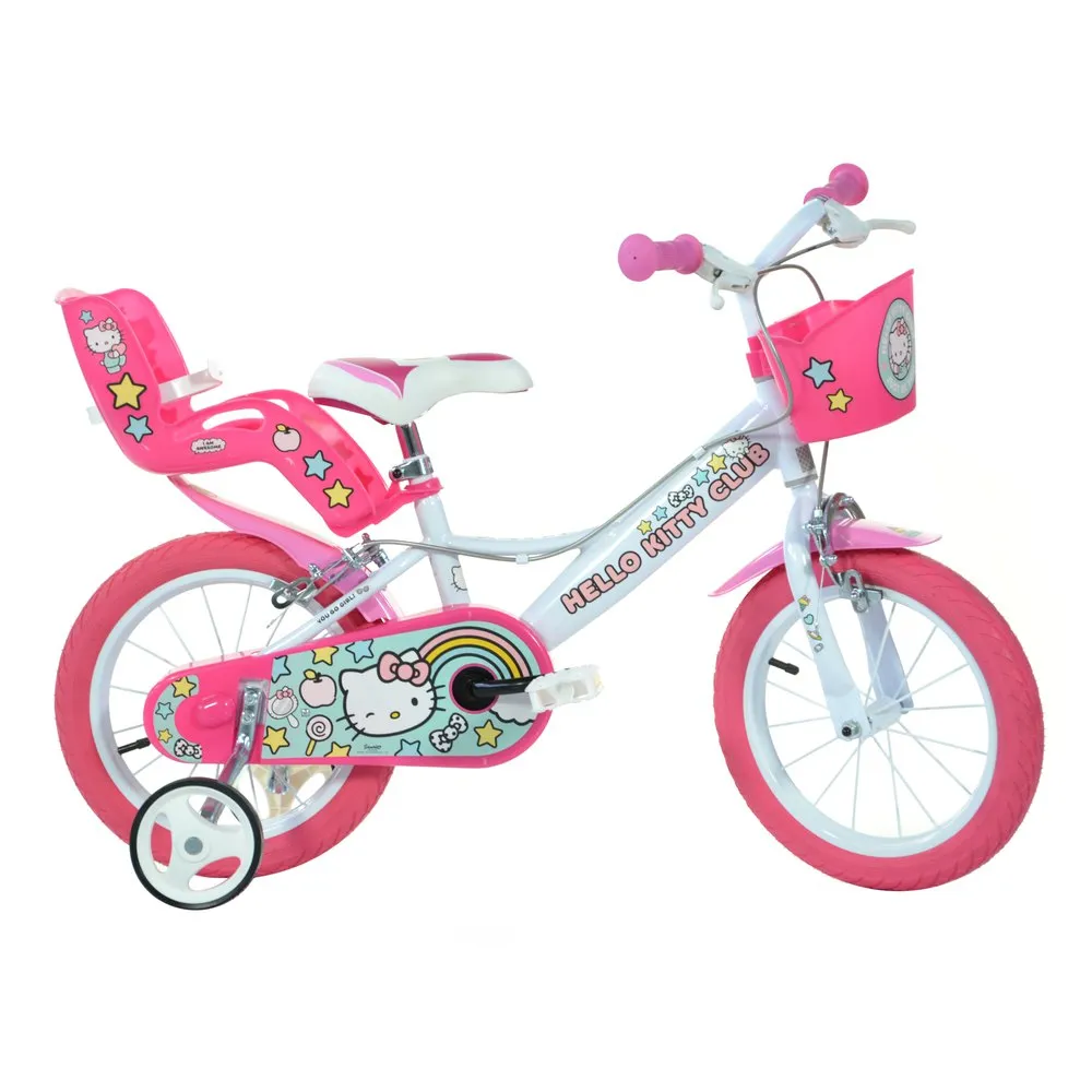 Dino Bikes Hello Kitty 14´´ Fahrrad Refurbished, White, 4-6Y Dino Bikes Hello Kitty 14´´ Fahrrad Refurbished, White, 4-6Y