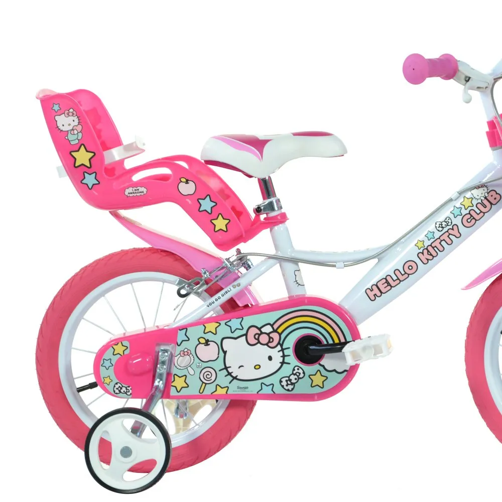 Dino Bikes Hello Kitty 14´´ Fahrrad Refurbished, White, 4-6Y Dino Bikes Hello Kitty 14´´ Fahrrad Refurbished, White, 4-6Y