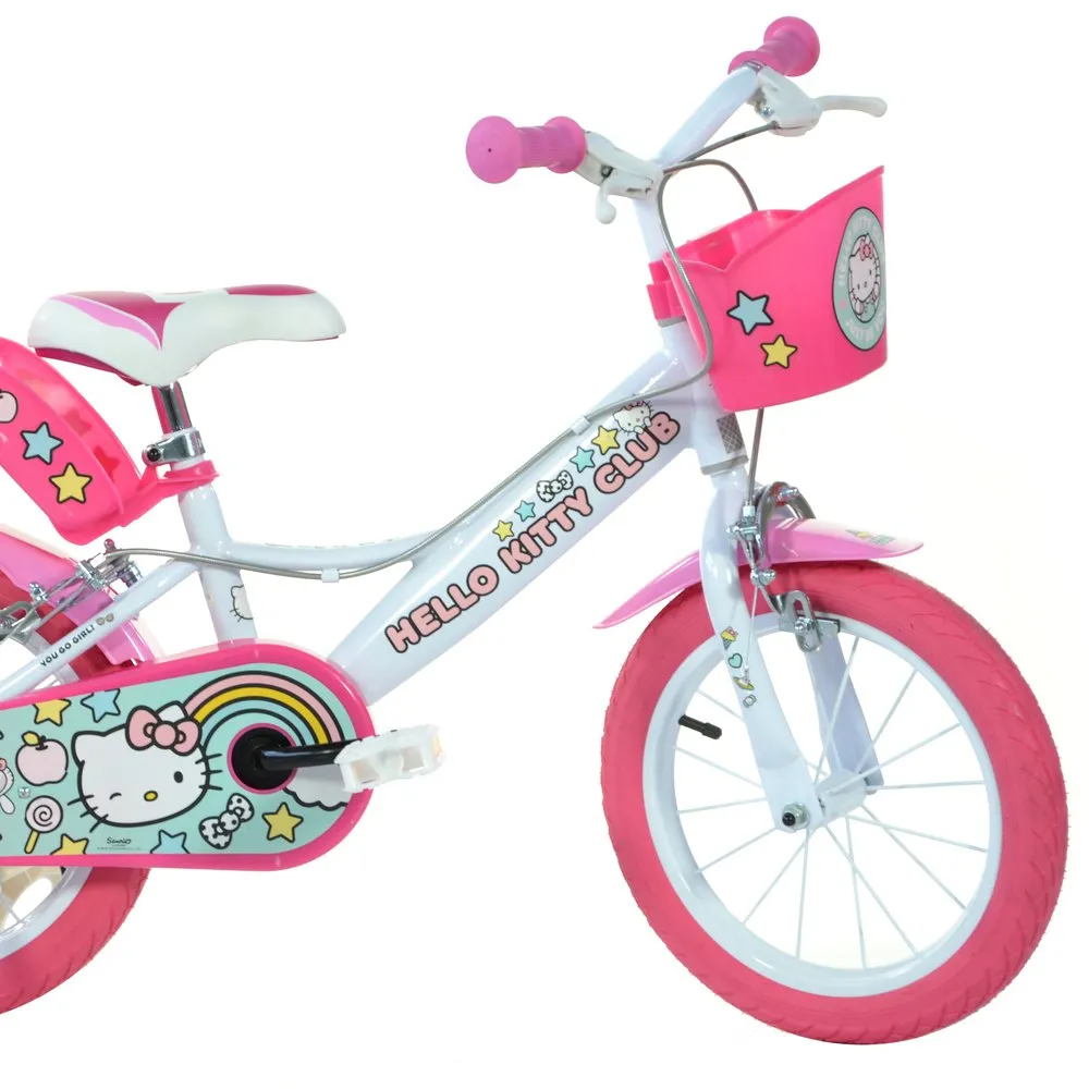Dino Bikes Hello Kitty 14´´ Fahrrad Refurbished, White, 4-6Y Dino Bikes Hello Kitty 14´´ Fahrrad Refurbished, White, 4-6Y