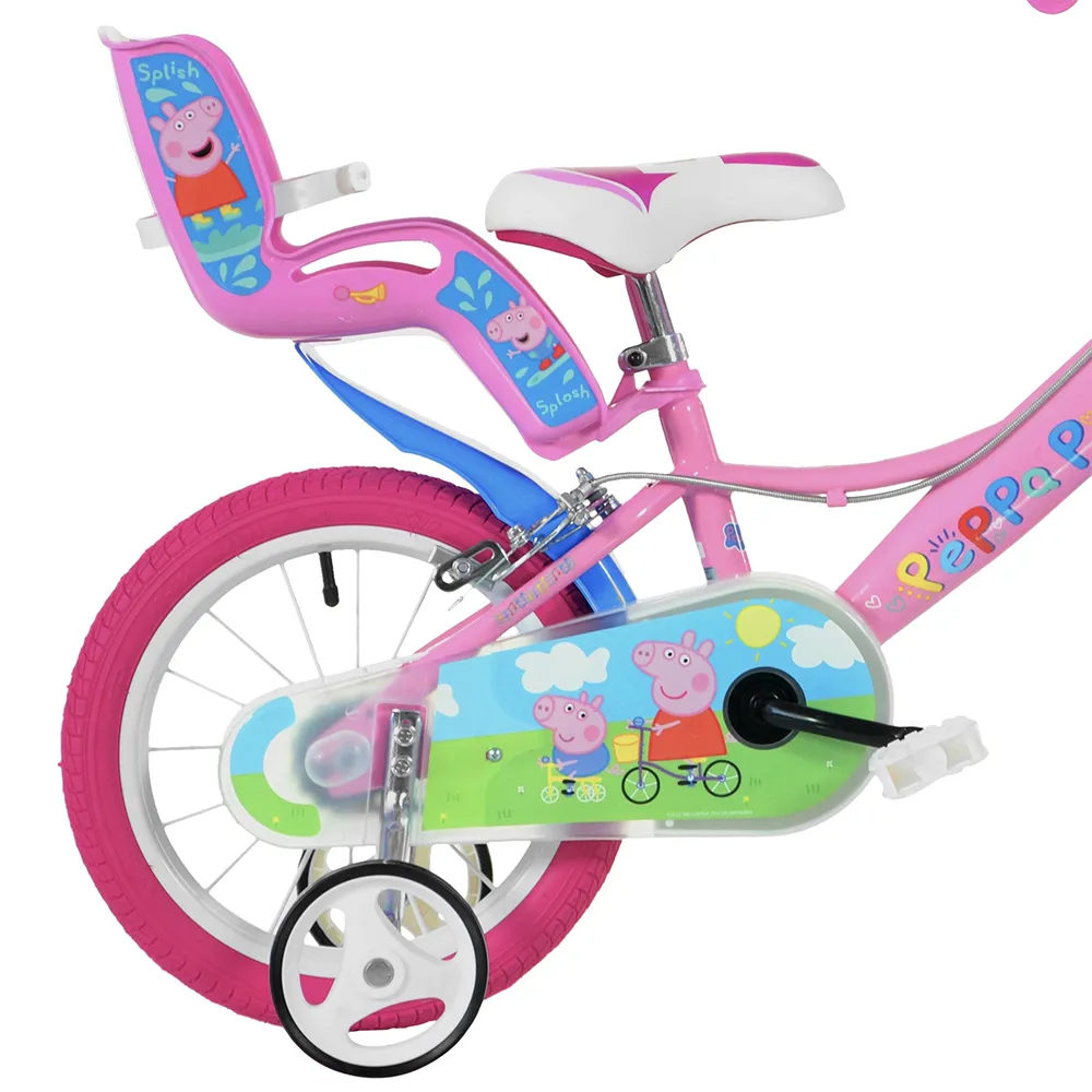 Dino Bikes Peppa Pig 14 Fahrrad, Pink, 4-7Y Dino Bikes Peppa Pig 14 Fahrrad, Pink, 4-7Y
