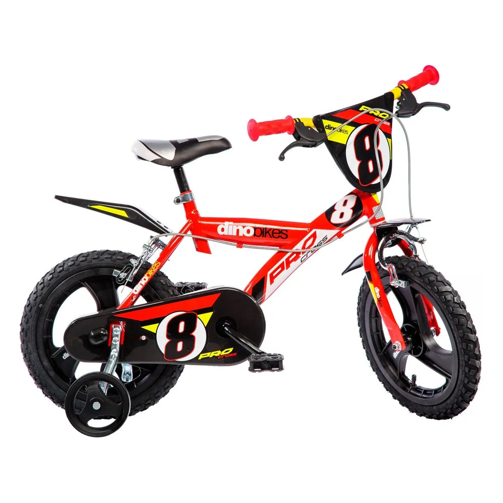Dino Bikes Pro Cross 14´´ Fahrrad, Red, 4-6Y Dino Bikes Pro Cross 14´´ Fahrrad, Red, 4-6Y